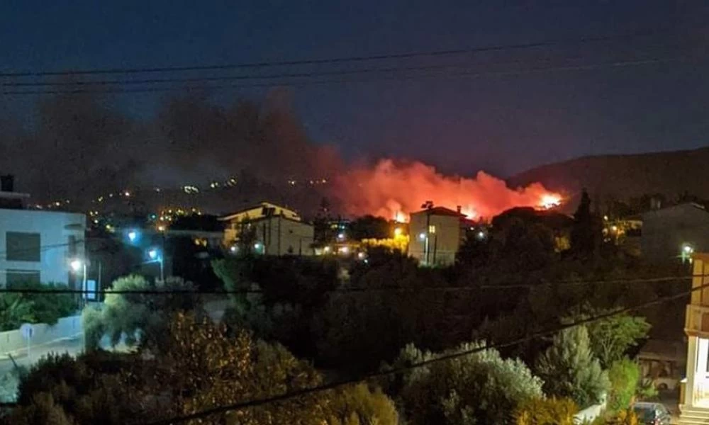 Φωτιά στη Νέα Μάκρη: Σε ύφεση το πύρινο μέτωπο – Υπάρχουν ενδείξεις για εμπρησμό